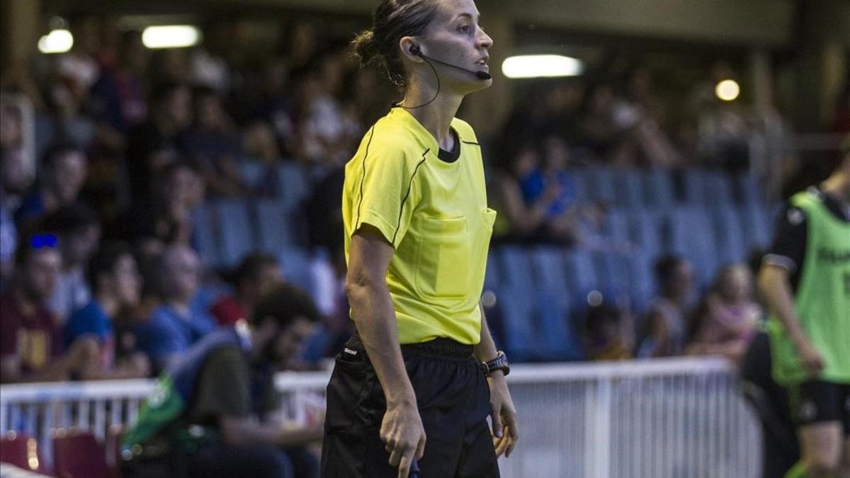 Guadalupe Porras Ayuso, en un partido en el Mini.