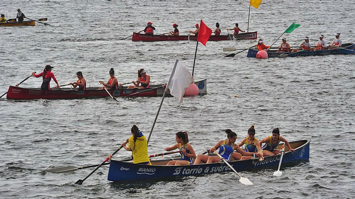 Una regata anterior en Vilagarcía. |  // IÑAKI ABELLA