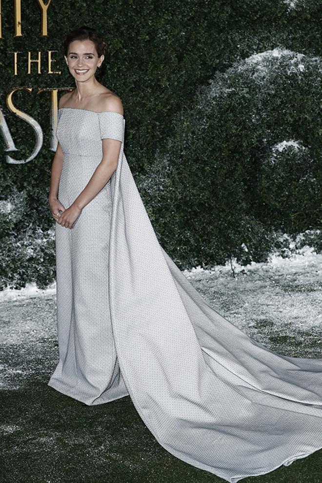 Emma Watson en la presentación de 'La Bella y La Bestia' en Londres