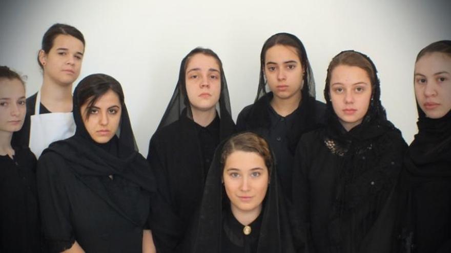 Las protagonistas de La casa de Bernarda Alba.