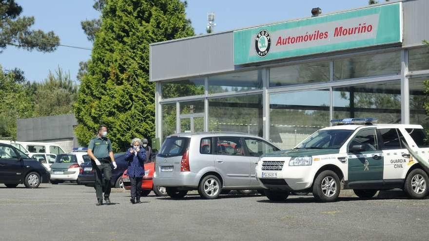 Los hechos tuvieron lugar en el antiguo concesionario de la Skoda en Matalobos. // Bernabé/Javier Lalín