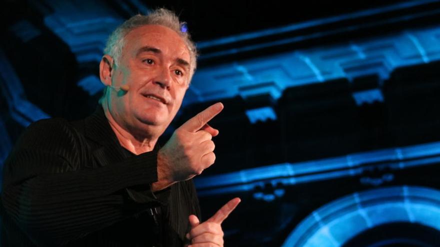 El responsable d&#039;El Bulli Foundation, Ferran Adrià, al Tech Spirit a la Llotja de Mar, el 25 de febrer del 2020