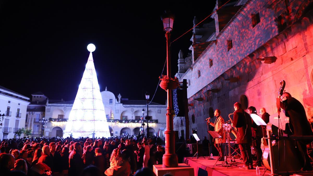 Espectáculo organizado por el encendido navideño el pasado 29 de noviembre.