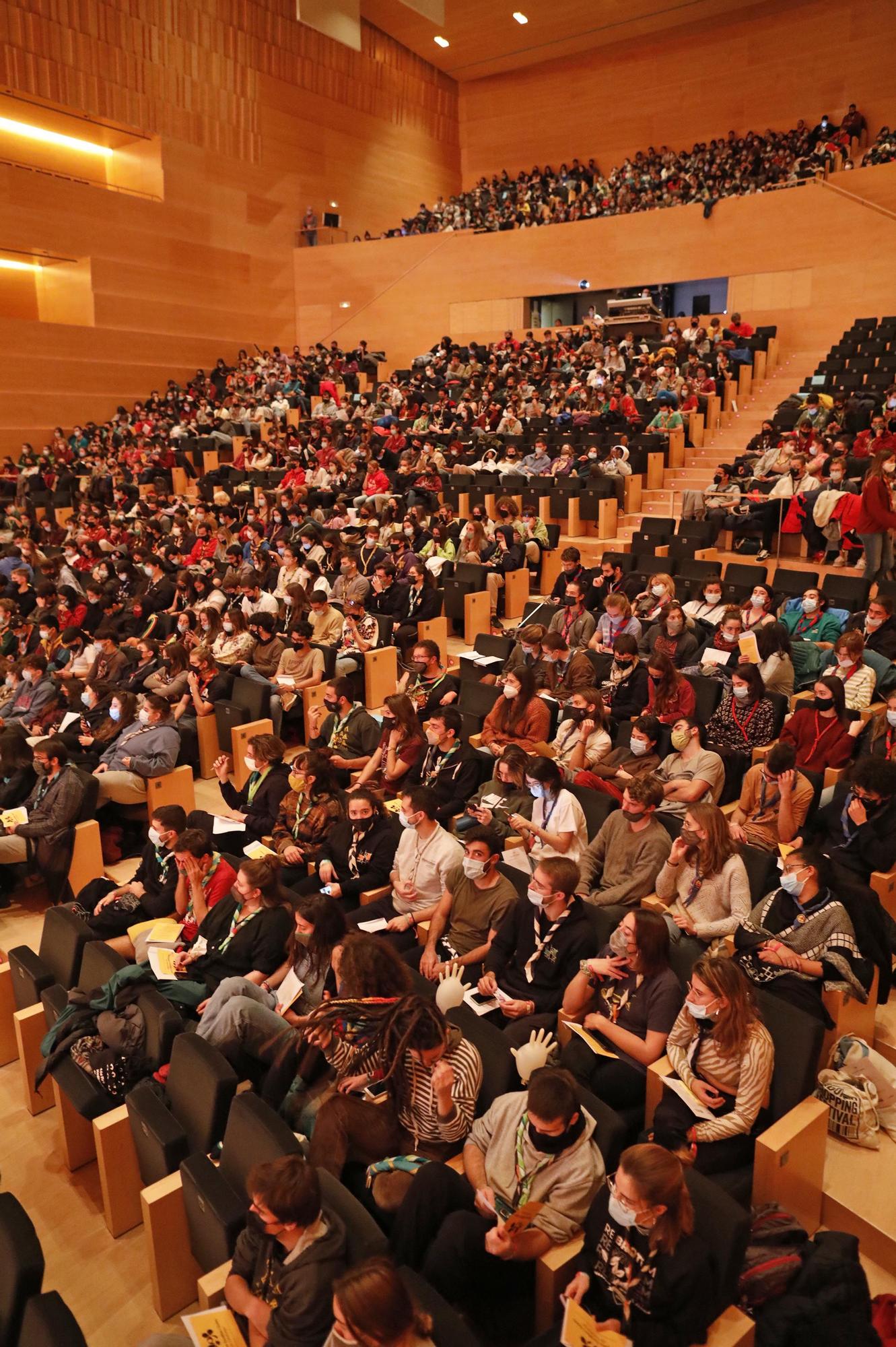 Els escoltes gironins aprofiten l’assemblea general a la ciutat per reclamar més espais