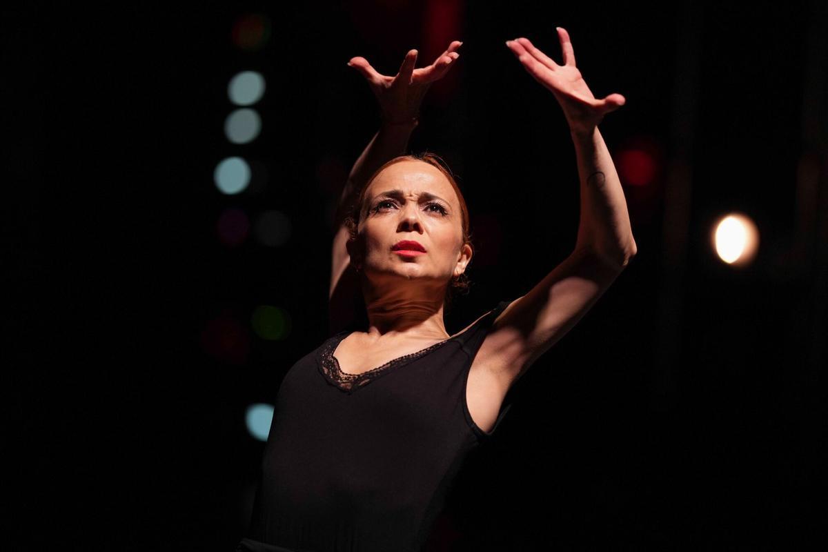 Olga Pericet durante un espectáculo en Córdoba.