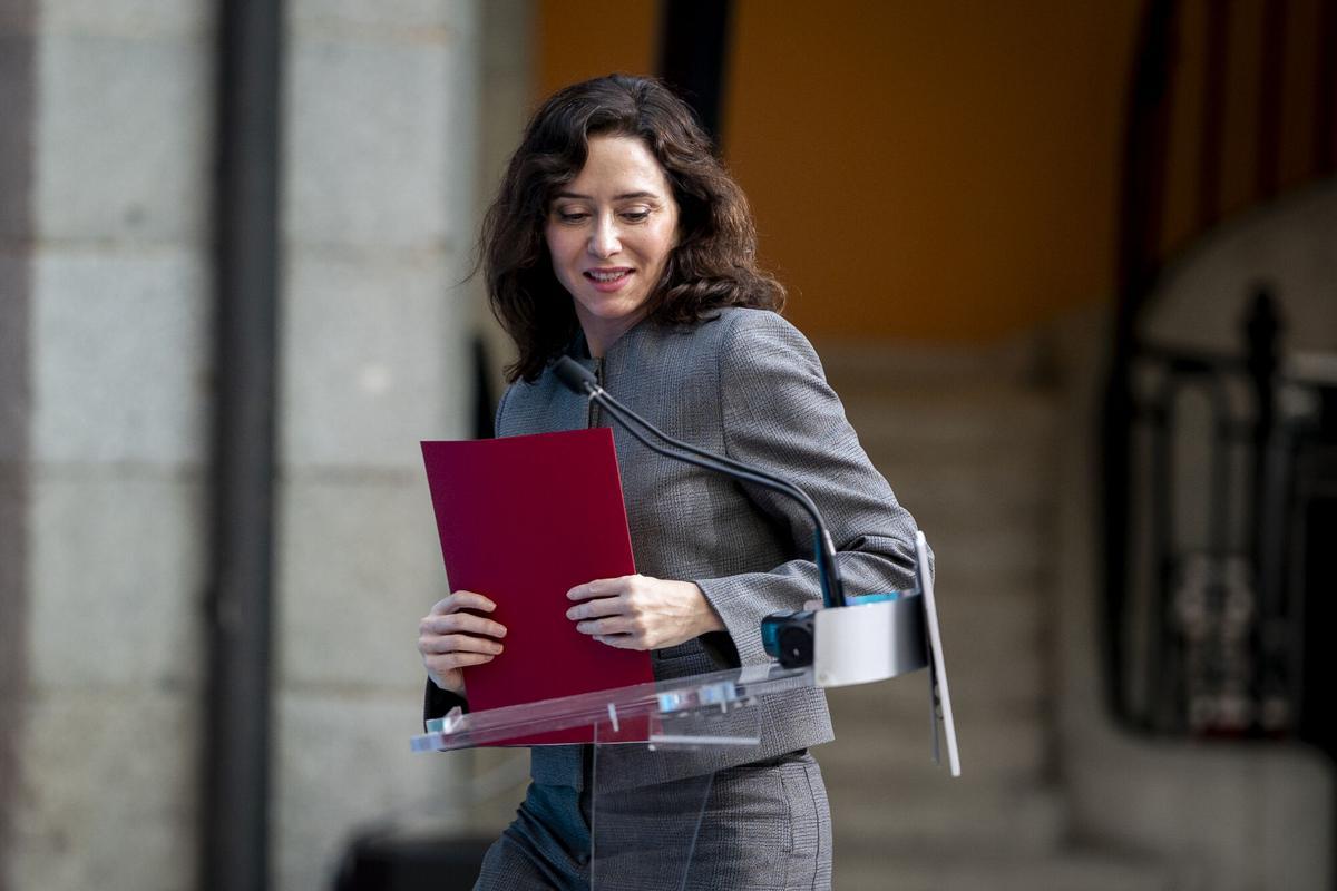 La presidenta de la Comunidad de Madrid, Isabel Díaz Ayuso.