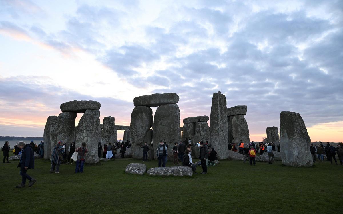 Celebración del equinoccio de primavera en Stonehenge