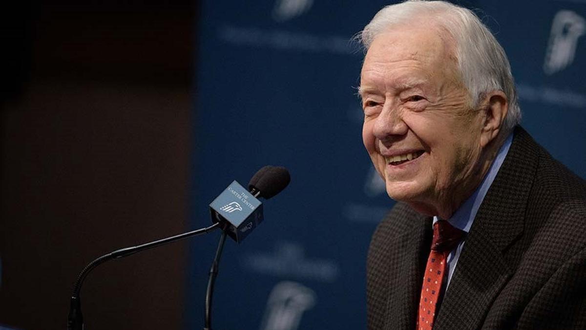 El expresidente estadounidense Jimmy Carter (archivo)