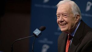 El expresidente estadounidense Jimmy Carter (archivo)