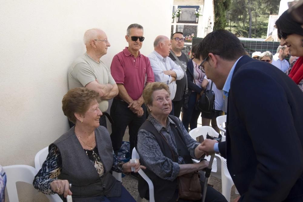 Exhumación fusilados de la guerra civil en el cementerio de Ontinyent