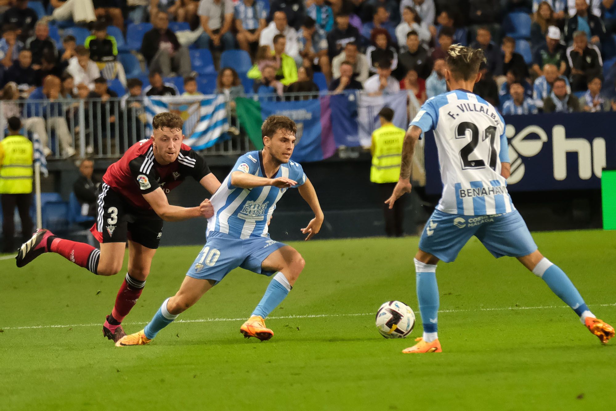 El Málaga CF - CD Mirandés, en imágenes