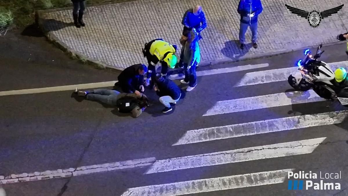 La víctima ha sido evacuada en ambulancia a Son Espases