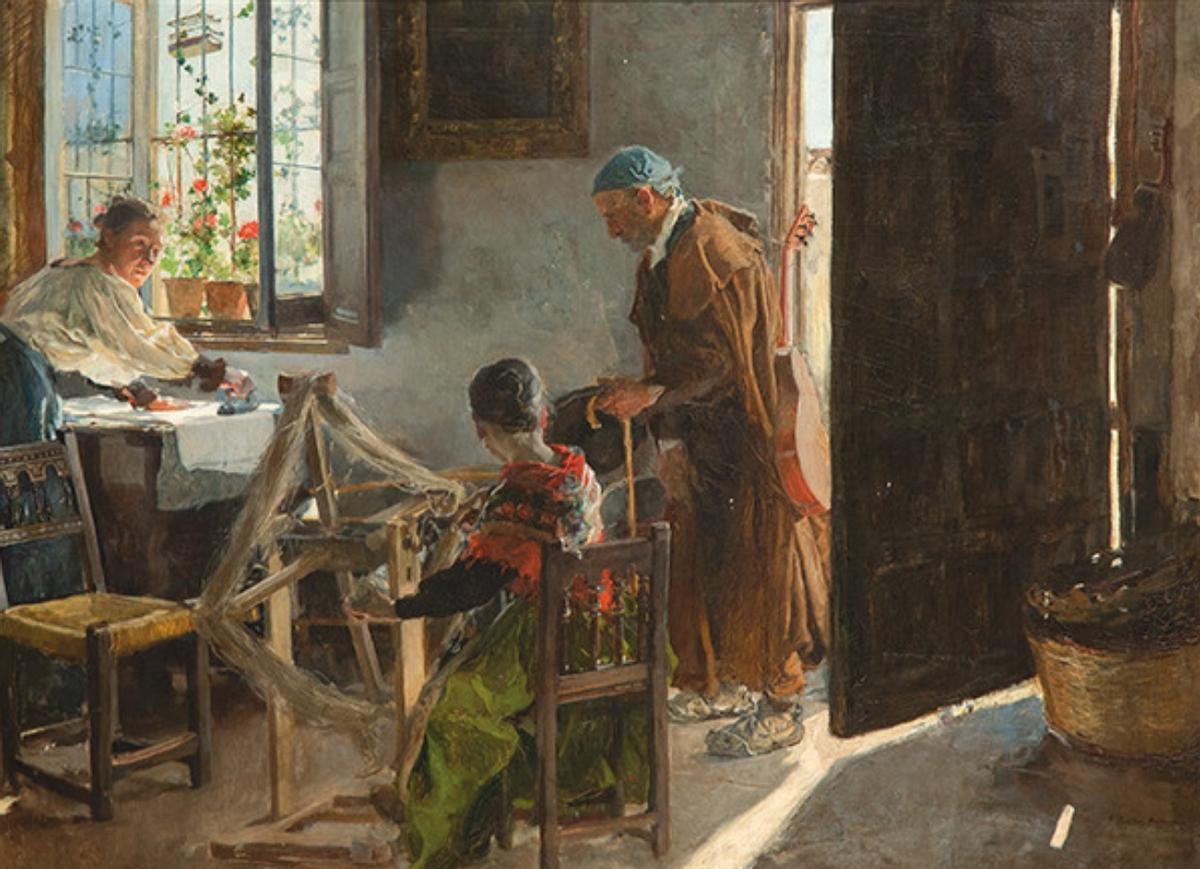 &quot;Trovador callejero&quot; de Joaquín Sorolla.