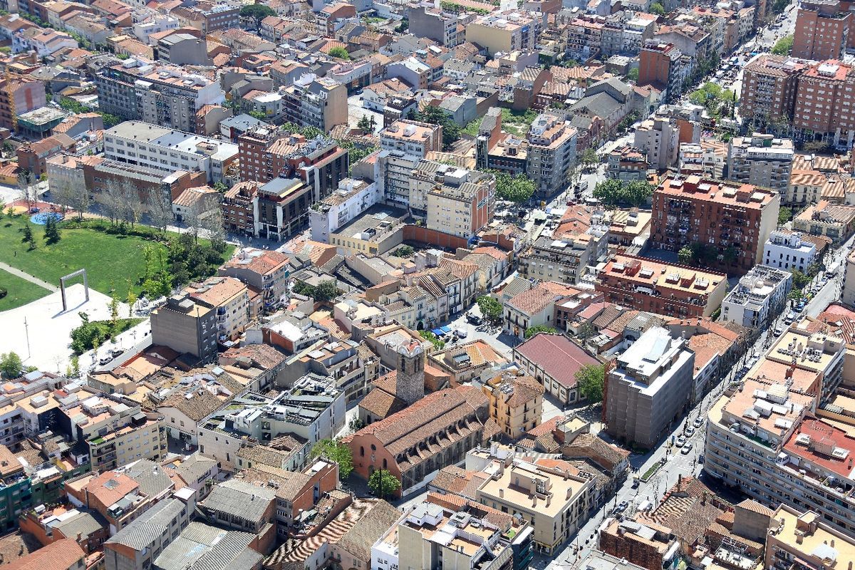 Vista aérea de Mollet del Vallès
