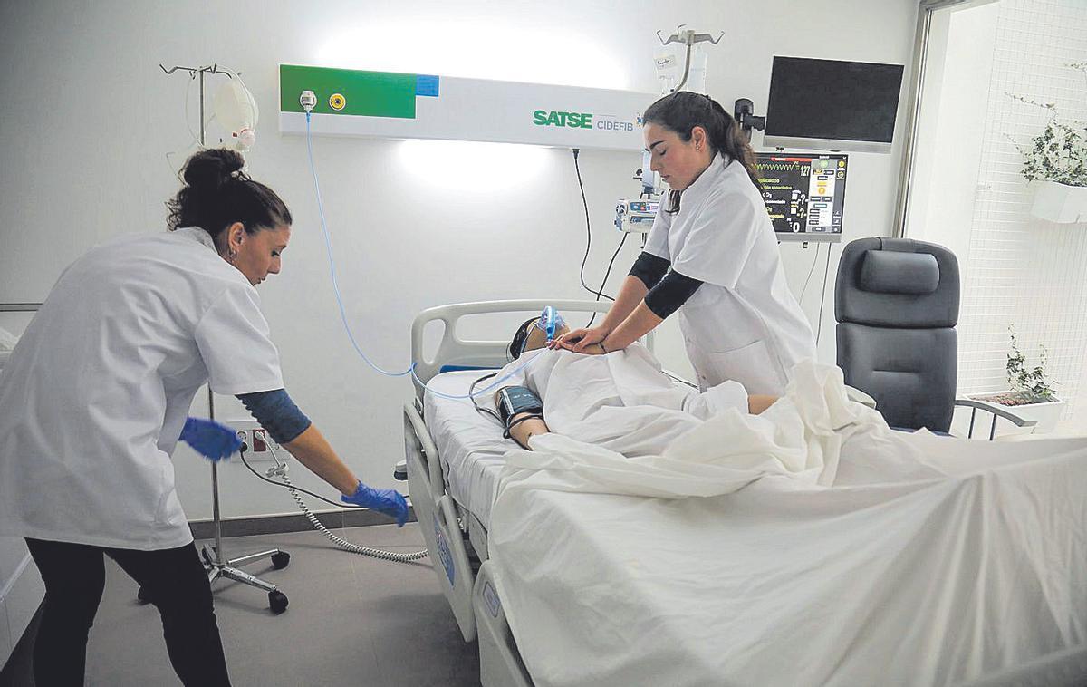 Una imagen del centro de formación para enfermeras de Satse.