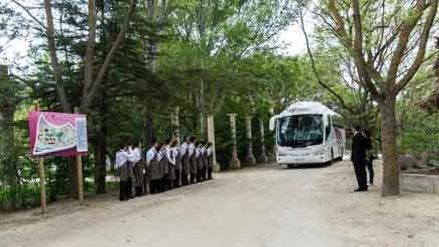 Entrada a la finca Maradela.