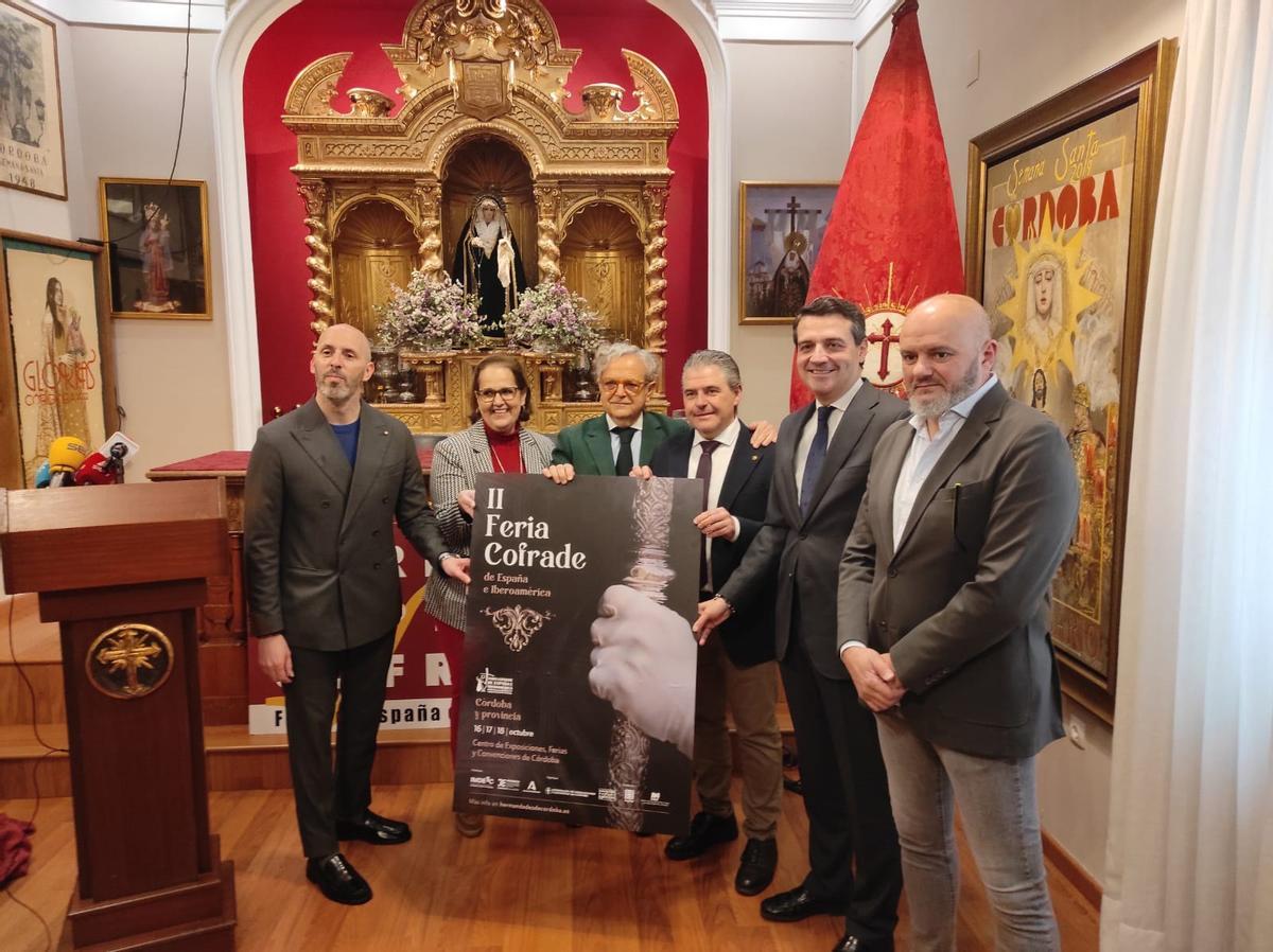 Autoridades en la presentación de la 2ª Feria Cofrade de España e Iberoamérica.