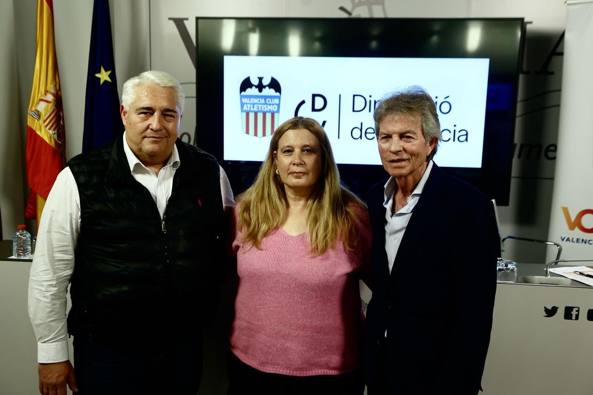 Pedro Cuesta, Mª José Orugo y Rafa Blanquer.