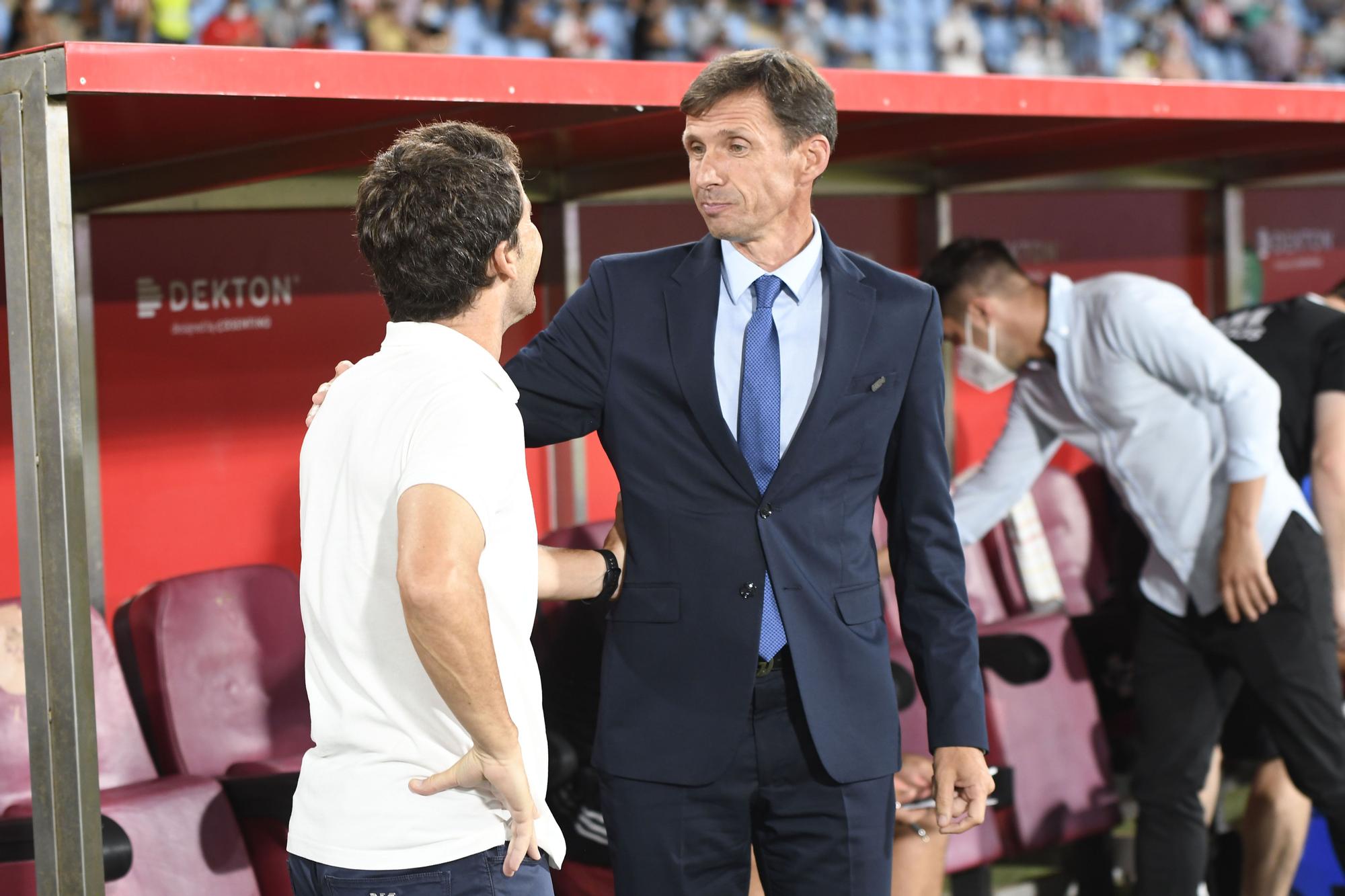 El partido entre el Almería y el Real Oviedo, en imágenes