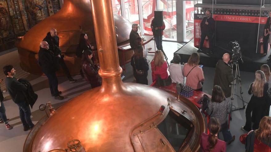 Interior del museo MEGA de Estrella Galicia. | Carlos Pardellas