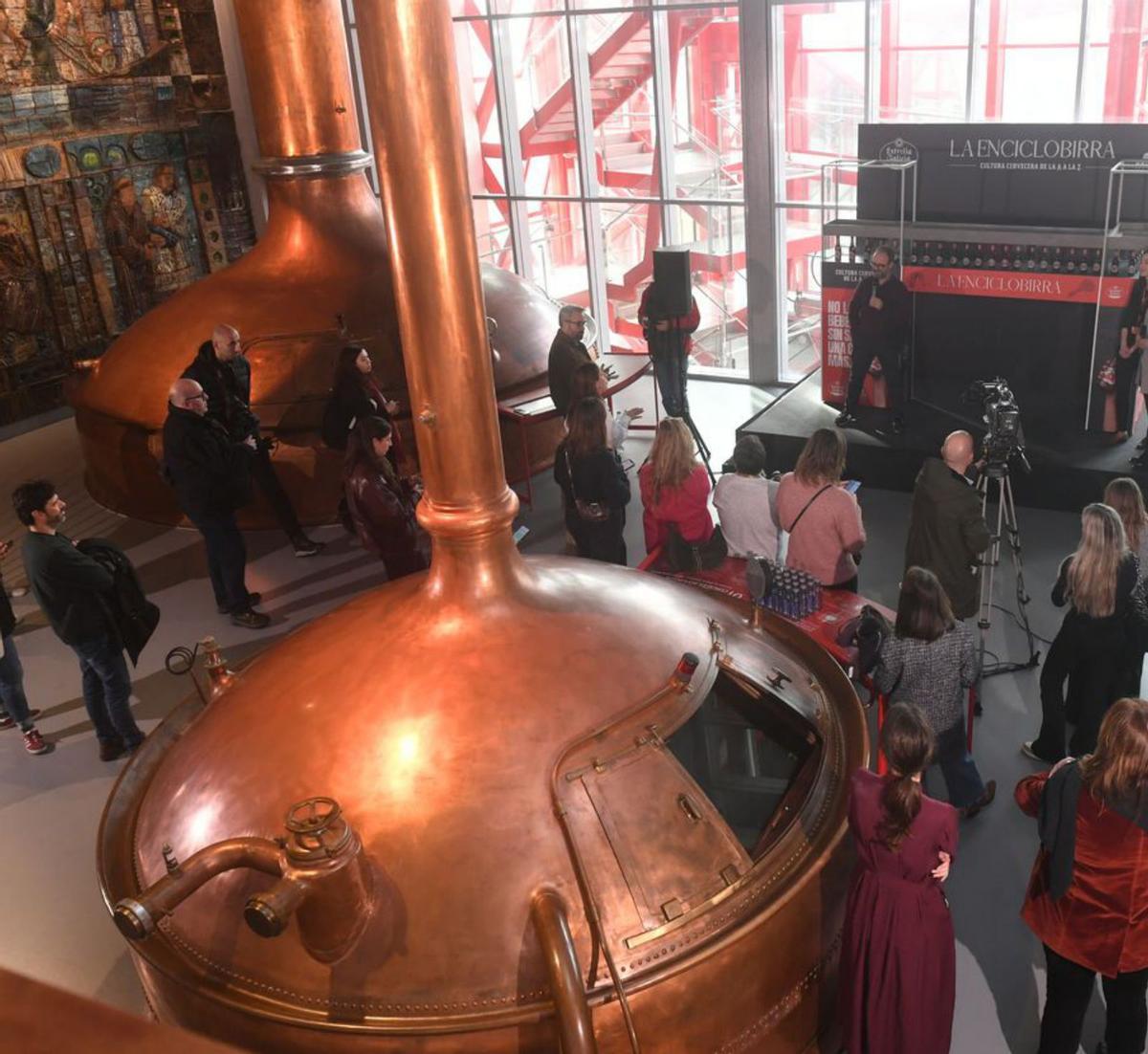 Interior del museo MEGA de Estrella Galicia. |  Carlos Pardellas