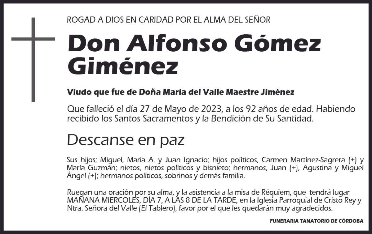 Alfonso Gómez Giménez