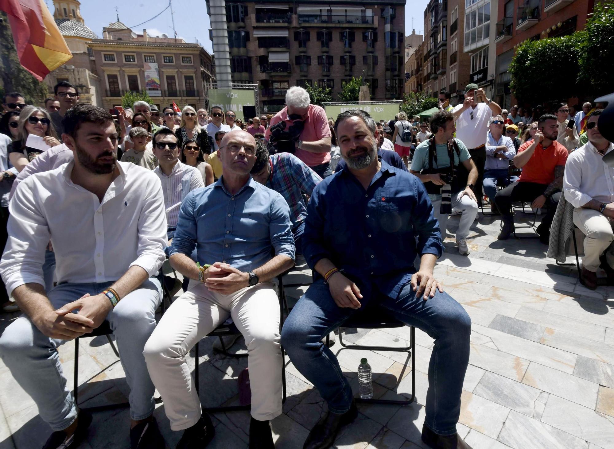 Acto de Santiago Abascal y Jorge Buxadé en Murcia