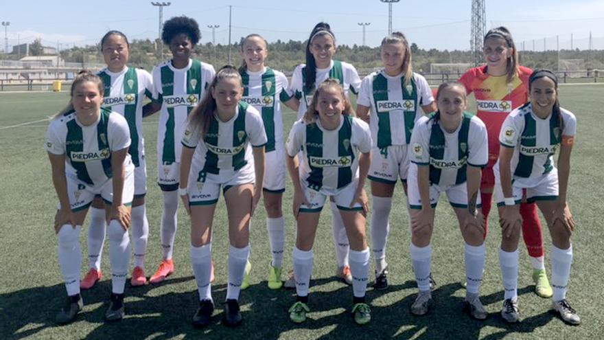 Formación del Córdoba CF Femenino en su último partido de la temporada.