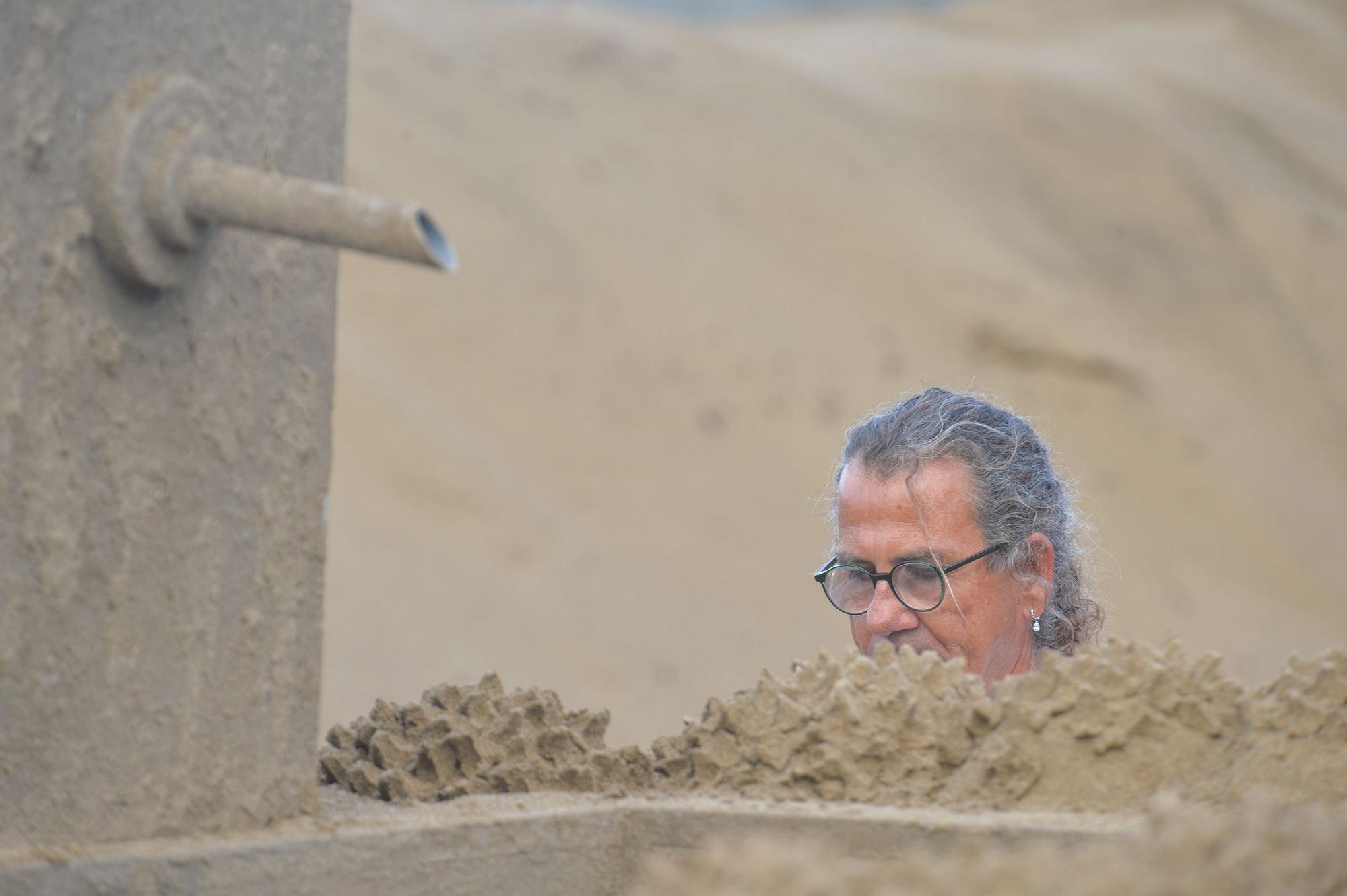 Belén de arena en Las Canteras