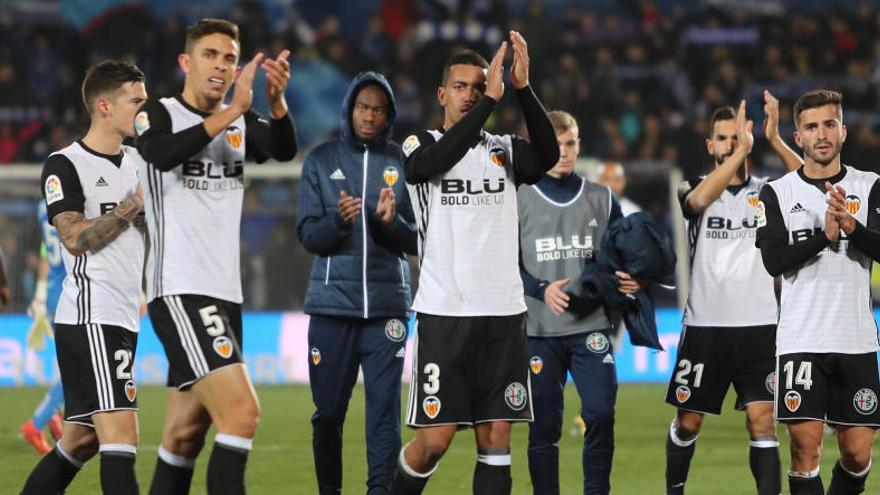 Apretada carrera del Valencia CF por la Champions