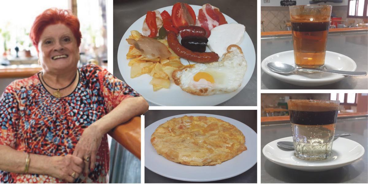 Herminia Safont ha pasado los últimos 60 años de su vida tras la barra... y la pasión que pone en su trabajo queda patente en la satisfacción de sus clientes.