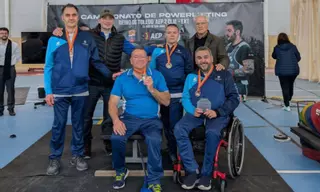 Un club emblemático en Oviedo: El San Mateo de halterofilia se luce en el Campeonato de España adaptado