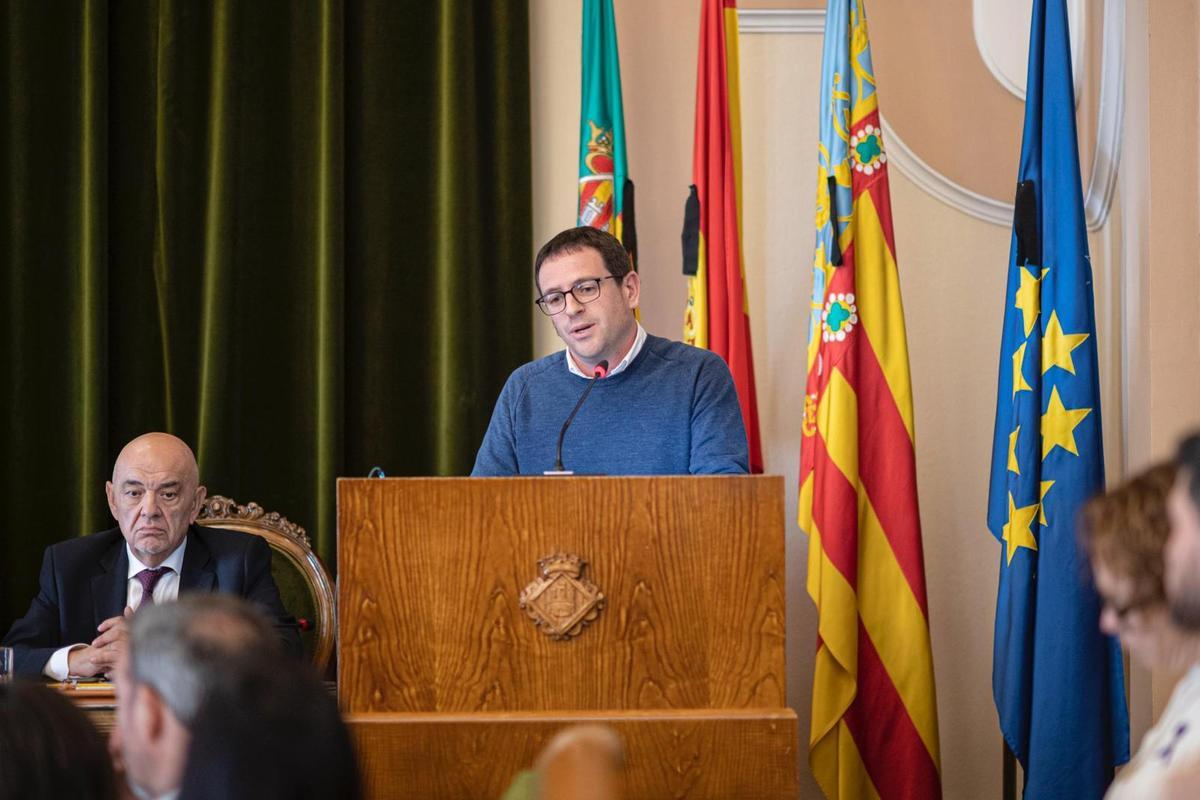 Ignasi Garcia, portaveu de Compromís a l'Ajuntament de Castelló.