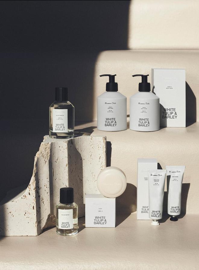 Set de productos de la colección beauty de Massimo Dutti