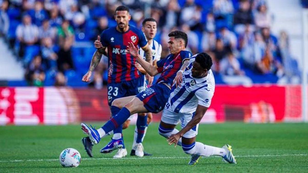 El Huesca solo ha sumado un punto en su visita a Leganés este lunes.
