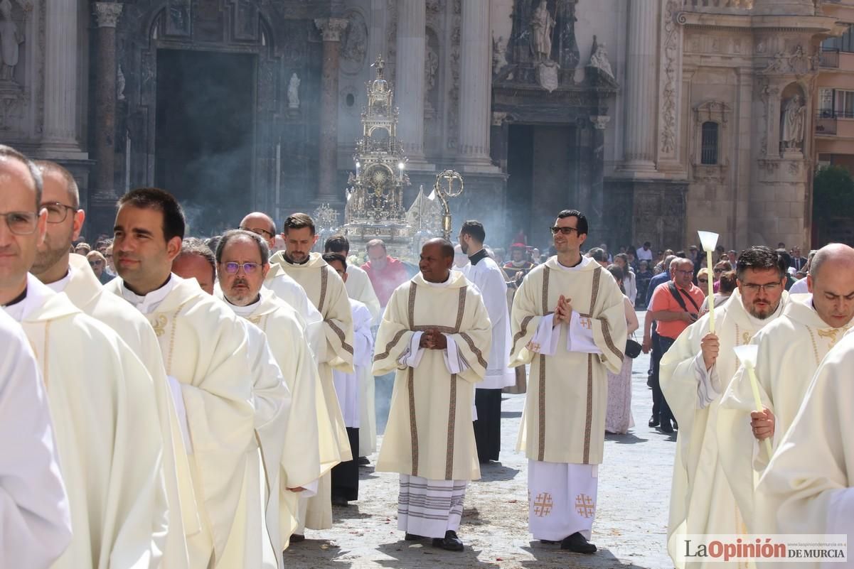 Procesión del Corpus en Murcia, en imágenes