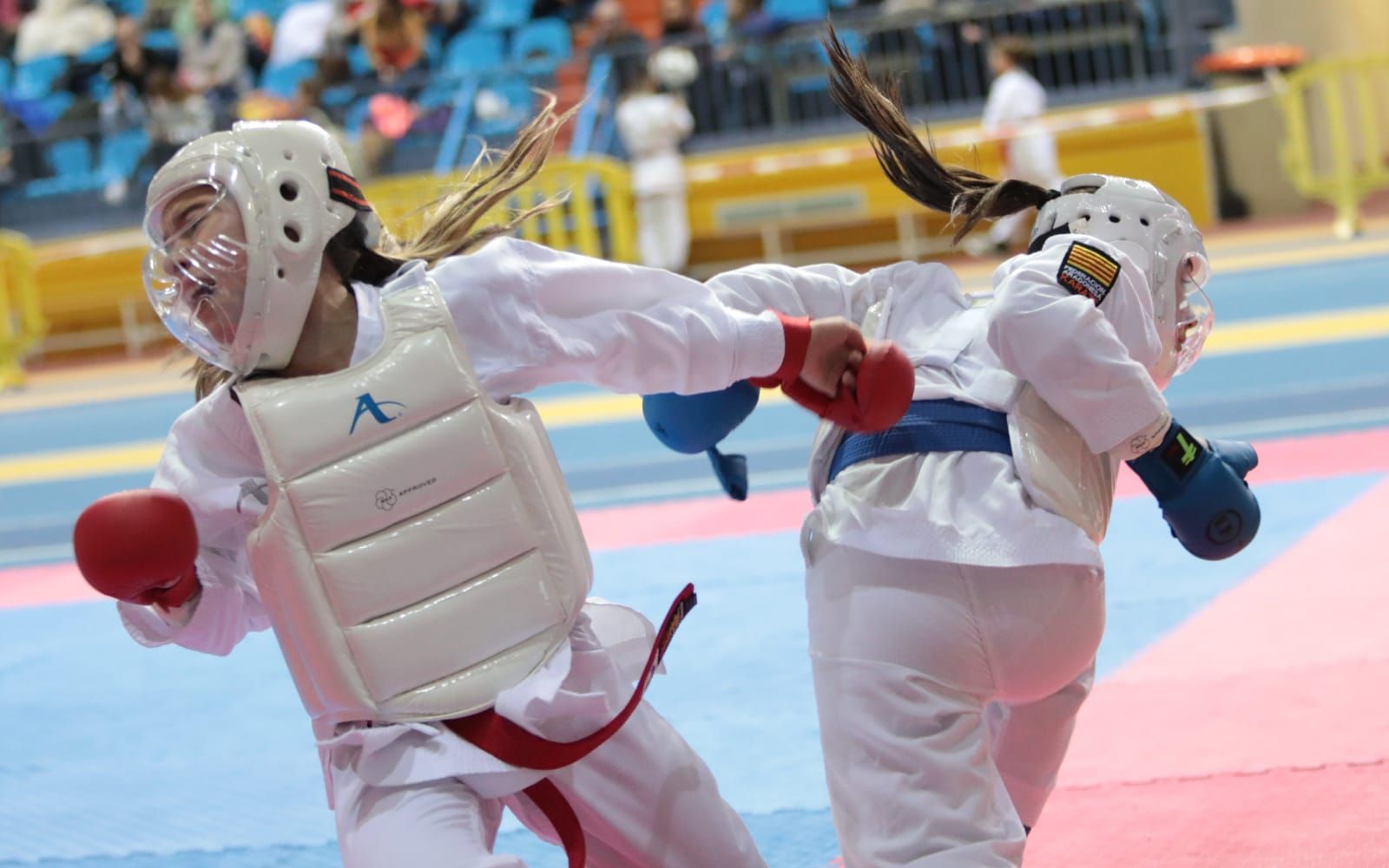 Así se han vivido las finales de la liga Federación Aragonesa de Kárate en el Palacio de los Deportes