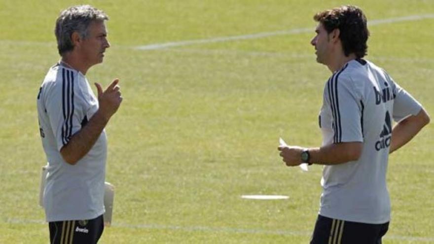 Mourinho, en el Bernabéu tras la polémica