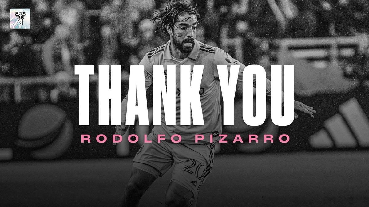 Inter Miami rescinde el contrato de Roberto Pizarro