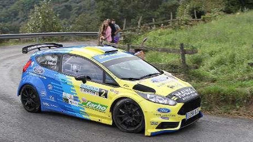 El Ford Fiesta R5 de Óscar Palacio.