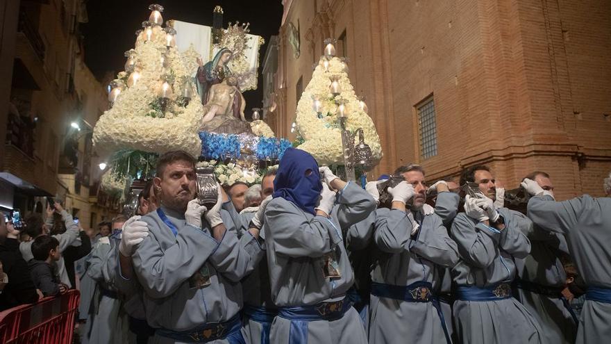 Procesión de la Santísima Virgen de la Piedad en Cartagena