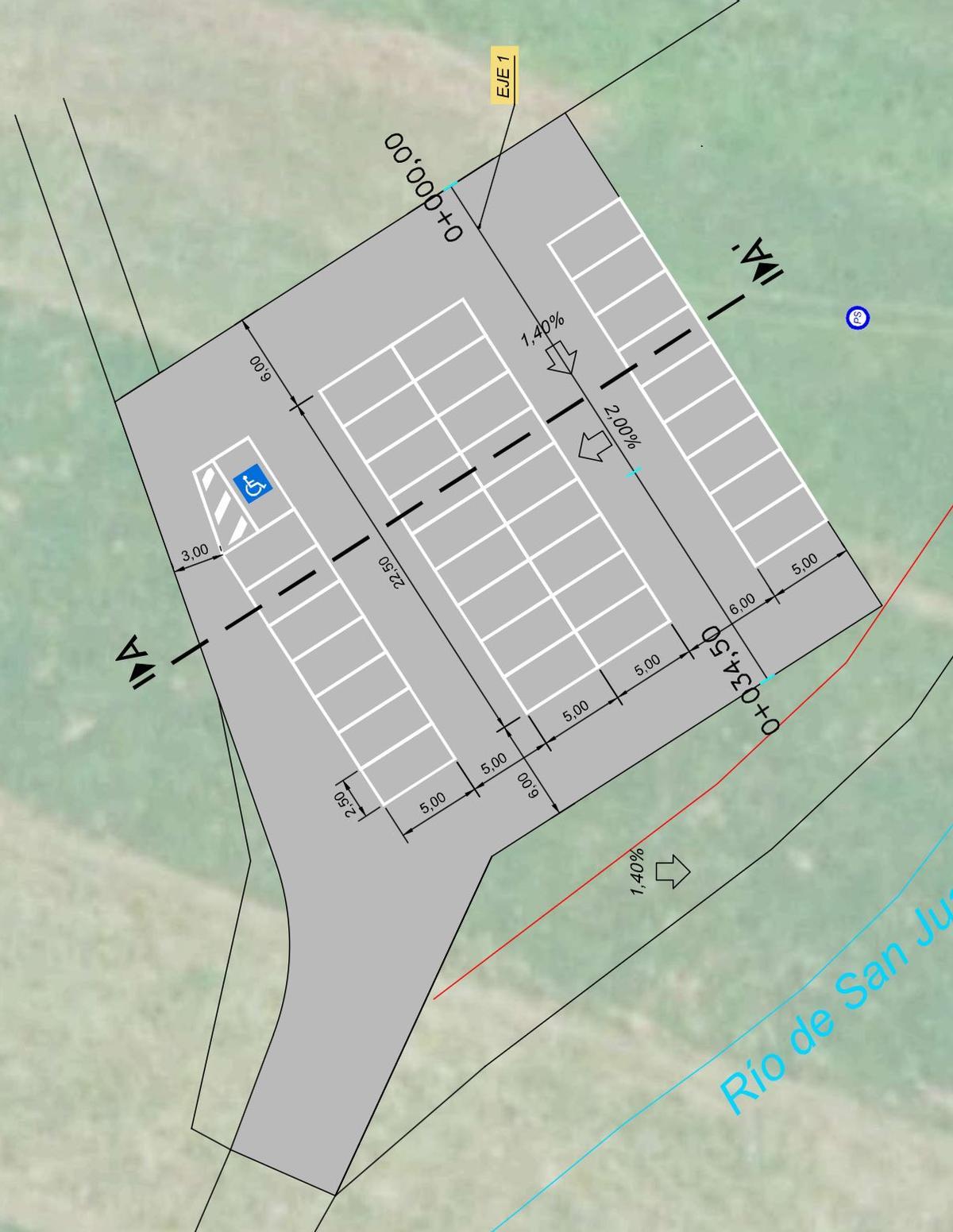 Plano de la obra distribuido por el Ayuntamiento.
