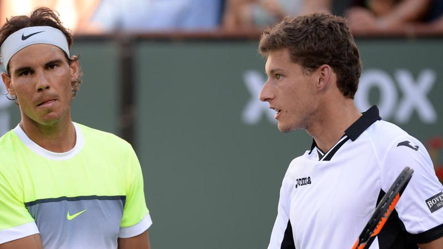 Nadal y Carreño avanzan en dobles en Indian Wells