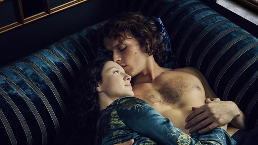 Los protagonistas de &#039;Outlander&#039;.