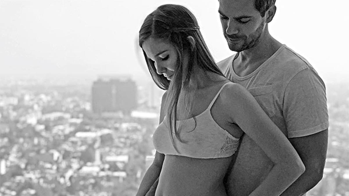 Natalia Sánchez y Marc Clotet, cuando anunciaron que esperaban a su primera hija