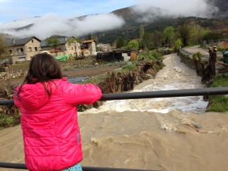 La crescuda del riu Segre