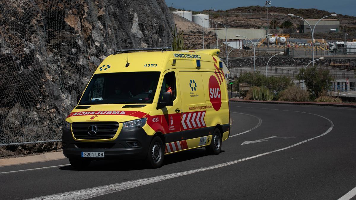 Ambulancia del SUC en una intervención anterior.