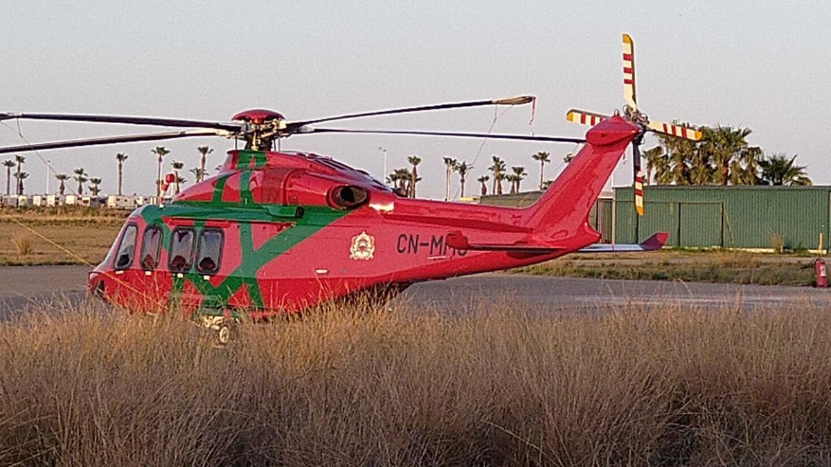 Vídeo: El helicóptero en cuestión, repostando en el Aeroclub de Castellón