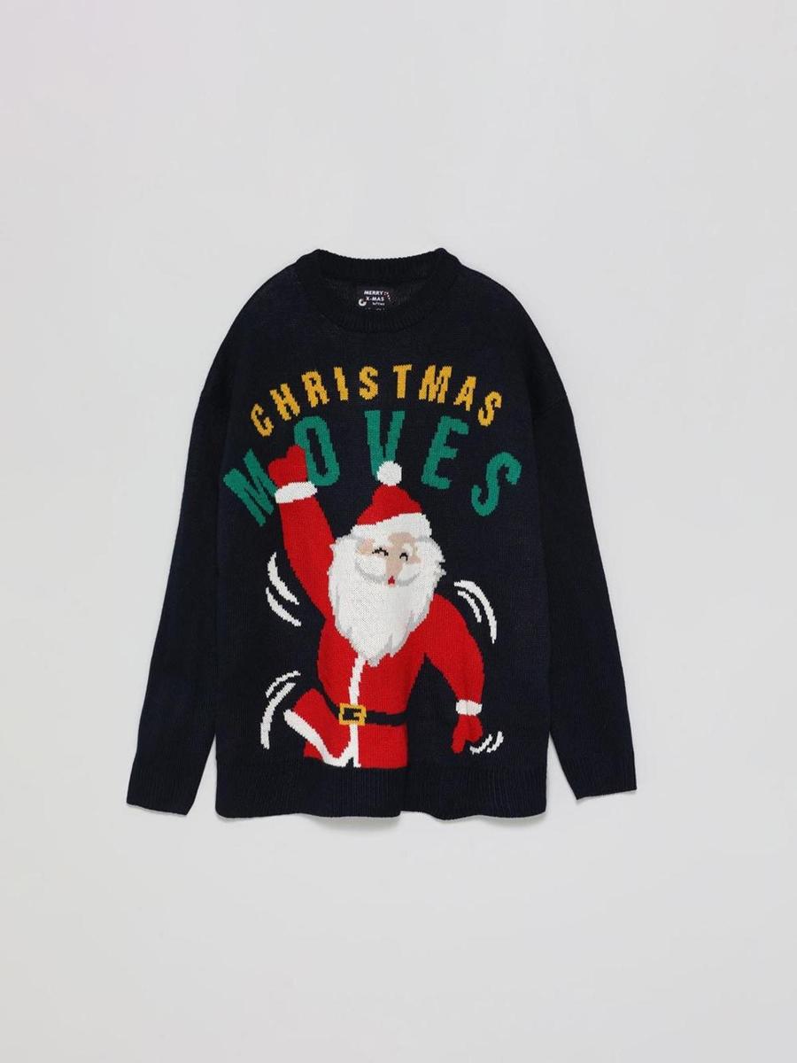 Jersey feo navideño con Papá Noel de Lefties. (Precio: 9,99 euros)