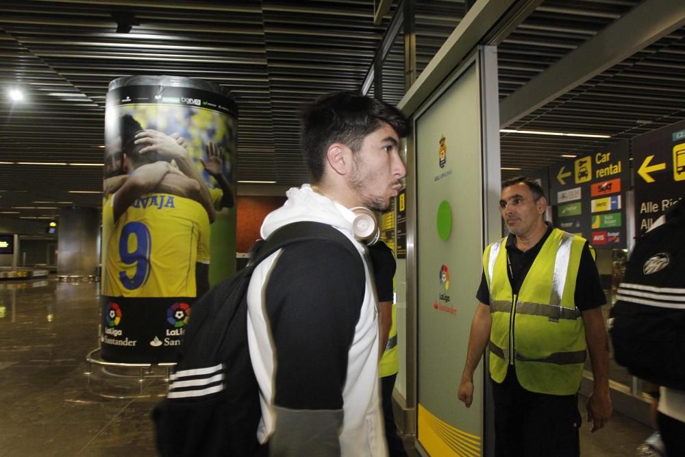 Llegada del Valencia CF a Las Palmas